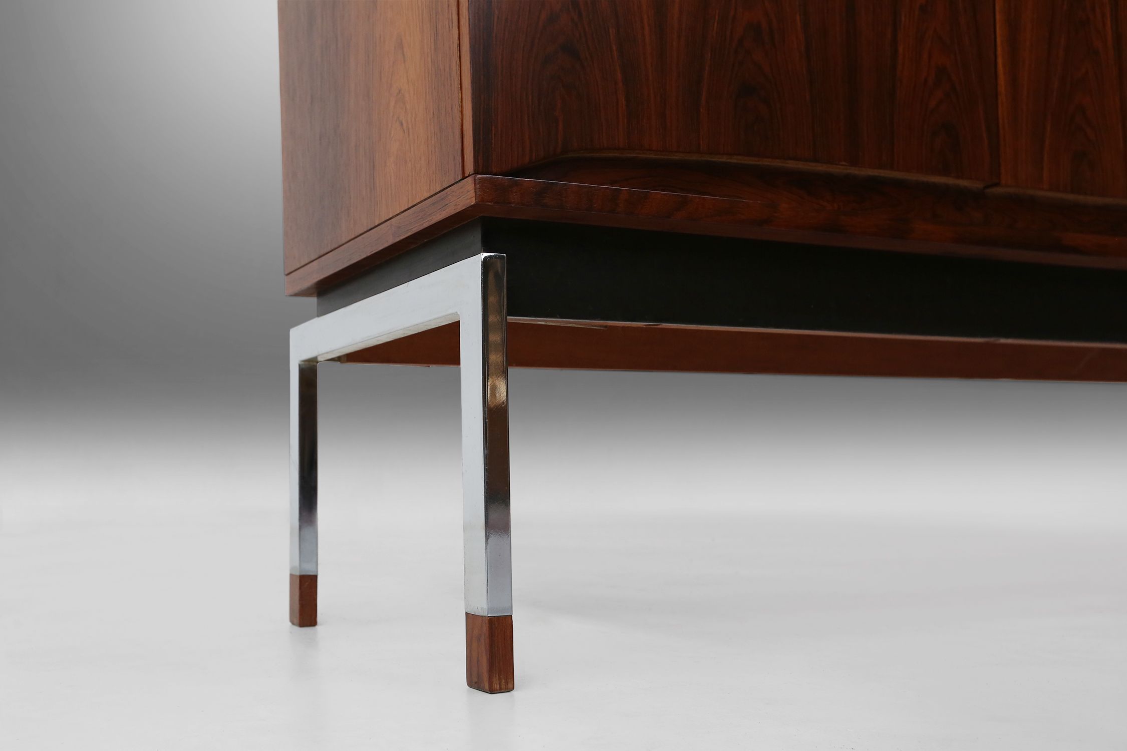 Belgian Mid-Century Rosewood Highboard, 1960s thumbnail